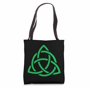 Triquetra Celtic Symbols Ireland Irish Gifts Tote Bag :>